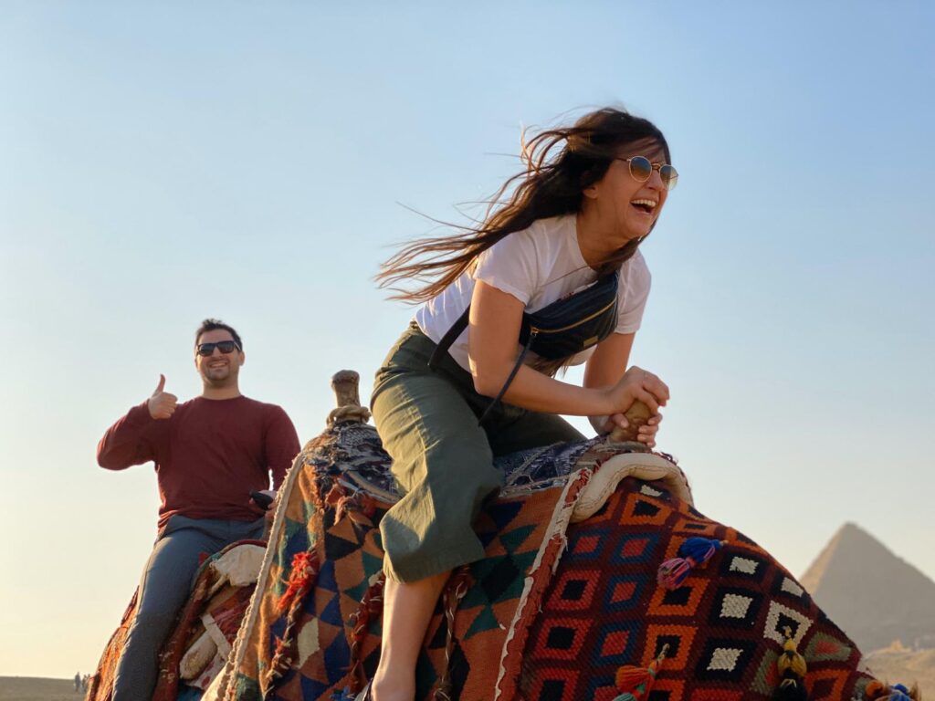 Camel Ride Around the Giza Pyramids