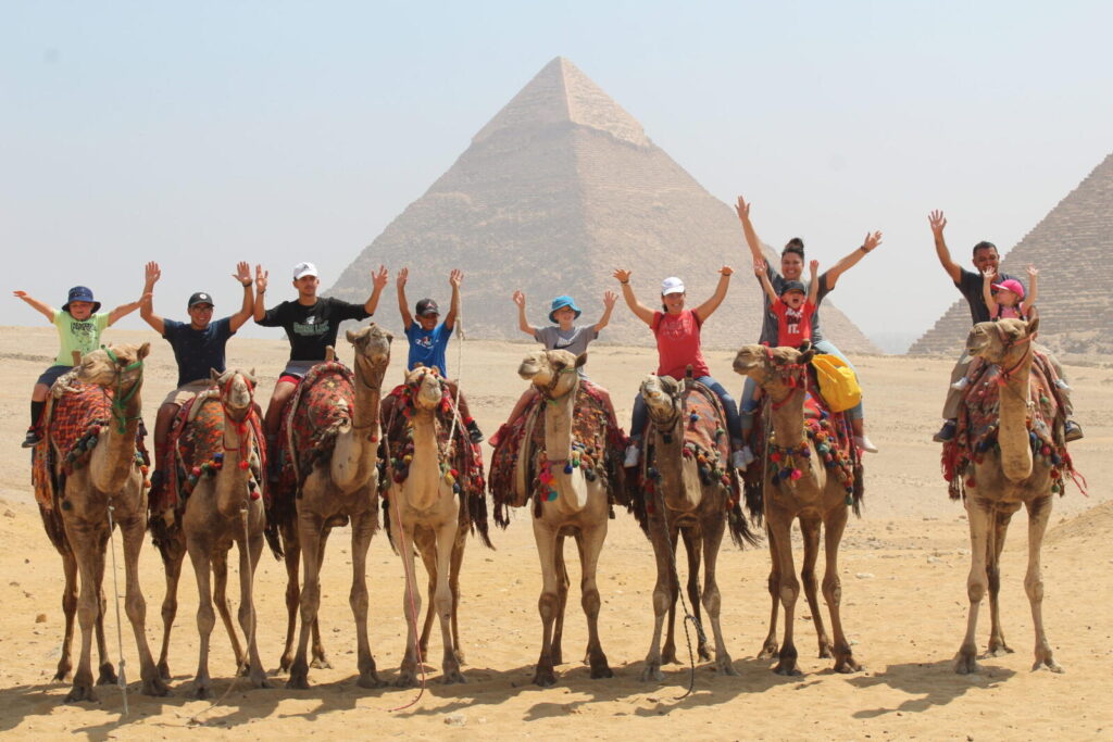 Camel Ride Around the Giza Pyramids